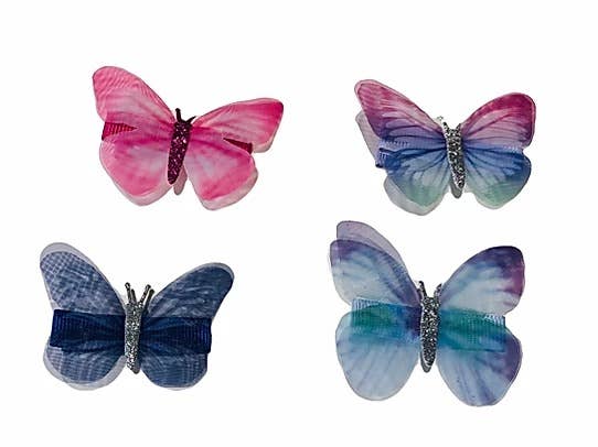 Job lot bundle Wholesale 10 packs 3 Cute Butterfly Clips New £5